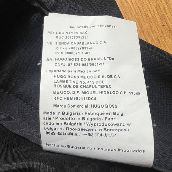 Boss Hugo Boss Size 4 Black Charcoal Veronice Wool Blend Straight Pencil Skirt - Picture 6 of 15